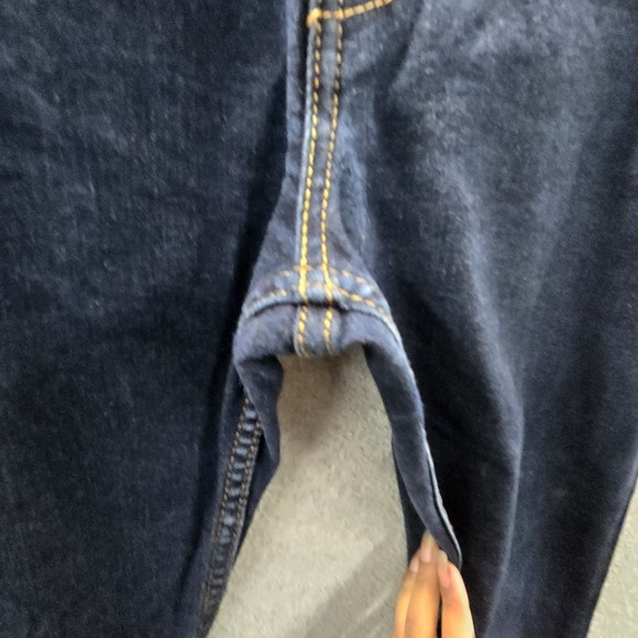 Levi's 512 Men Jeans 33X32 Dark Blue Denim Taper Fit 25" Inseam - Picture 7 of 16